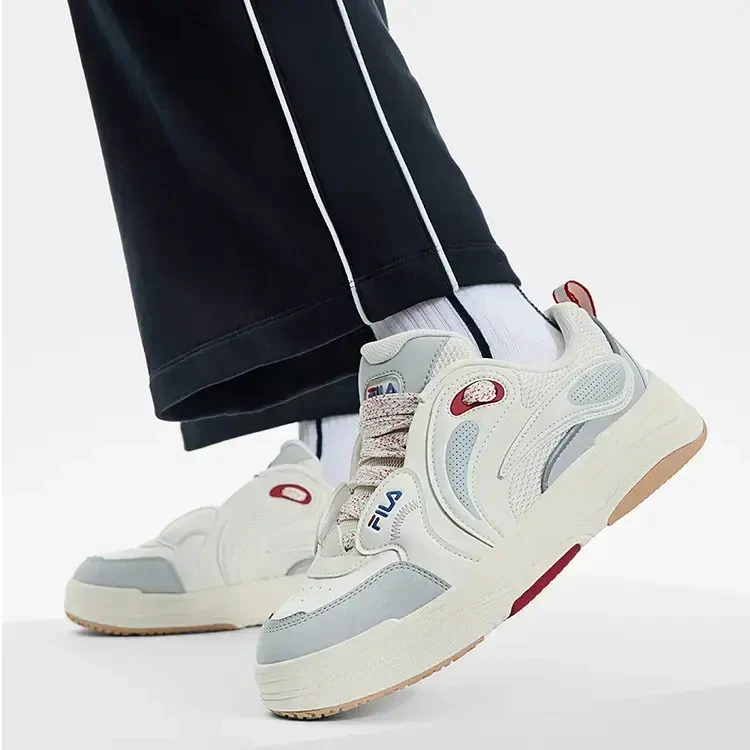Fila/斐乐【舞动3】春季新款女士时尚百搭复古运动板鞋F12W512201F