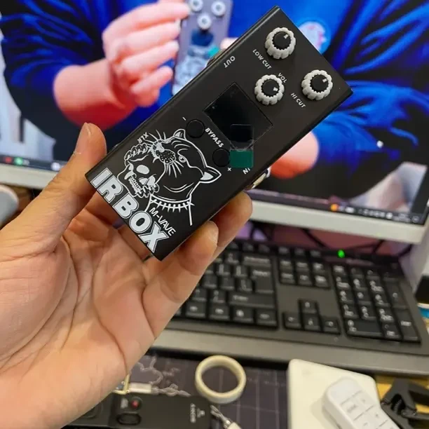 电吉他贝斯箱体模拟混响单块效果器IR BOX均衡弹唱模拟