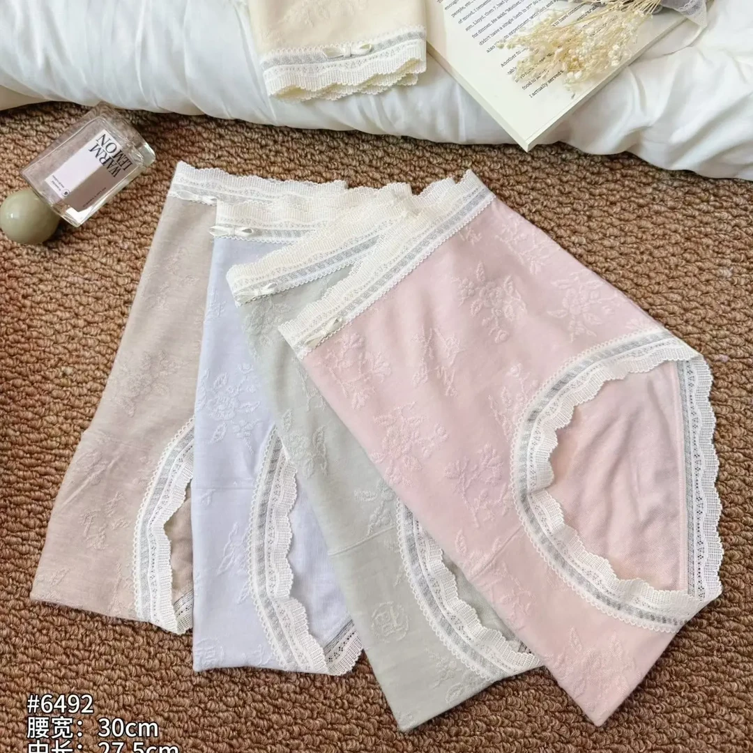 少女内裤纯棉抑菌透气中腰舒适亲肤三角内裤3条装/颜色随机