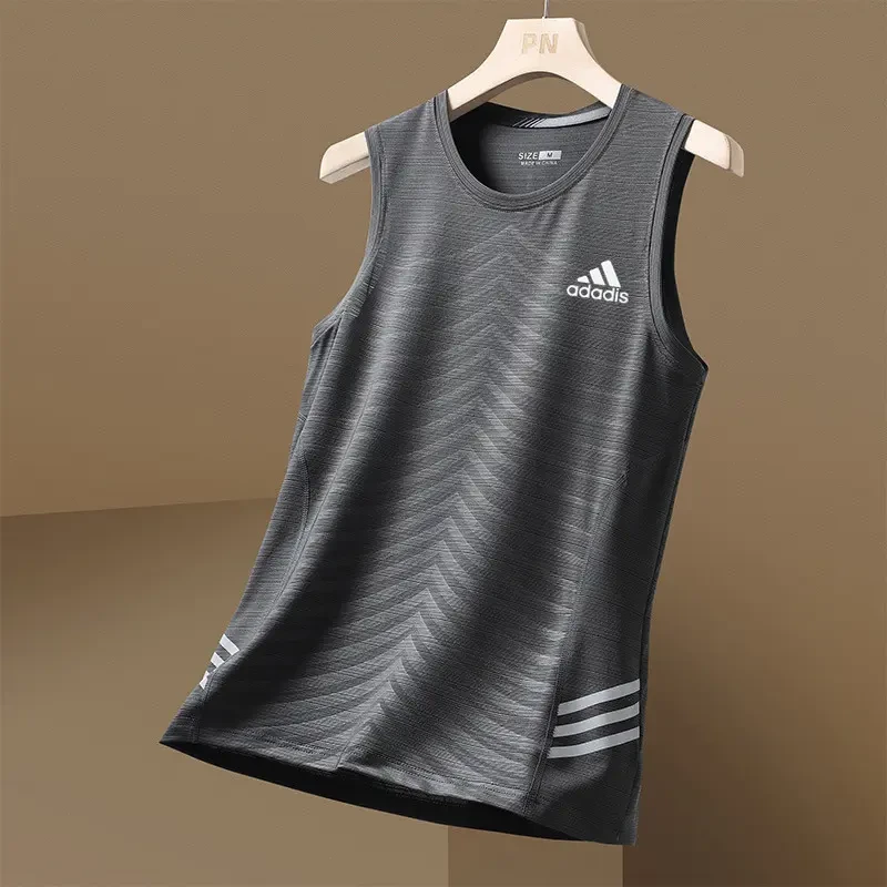 一折专区丨仅限一单丨背心男夏季新款宽松休闲运动冰丝速干无袖男
