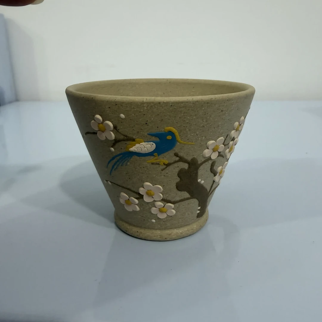 白段梅花主人杯紫砂杯