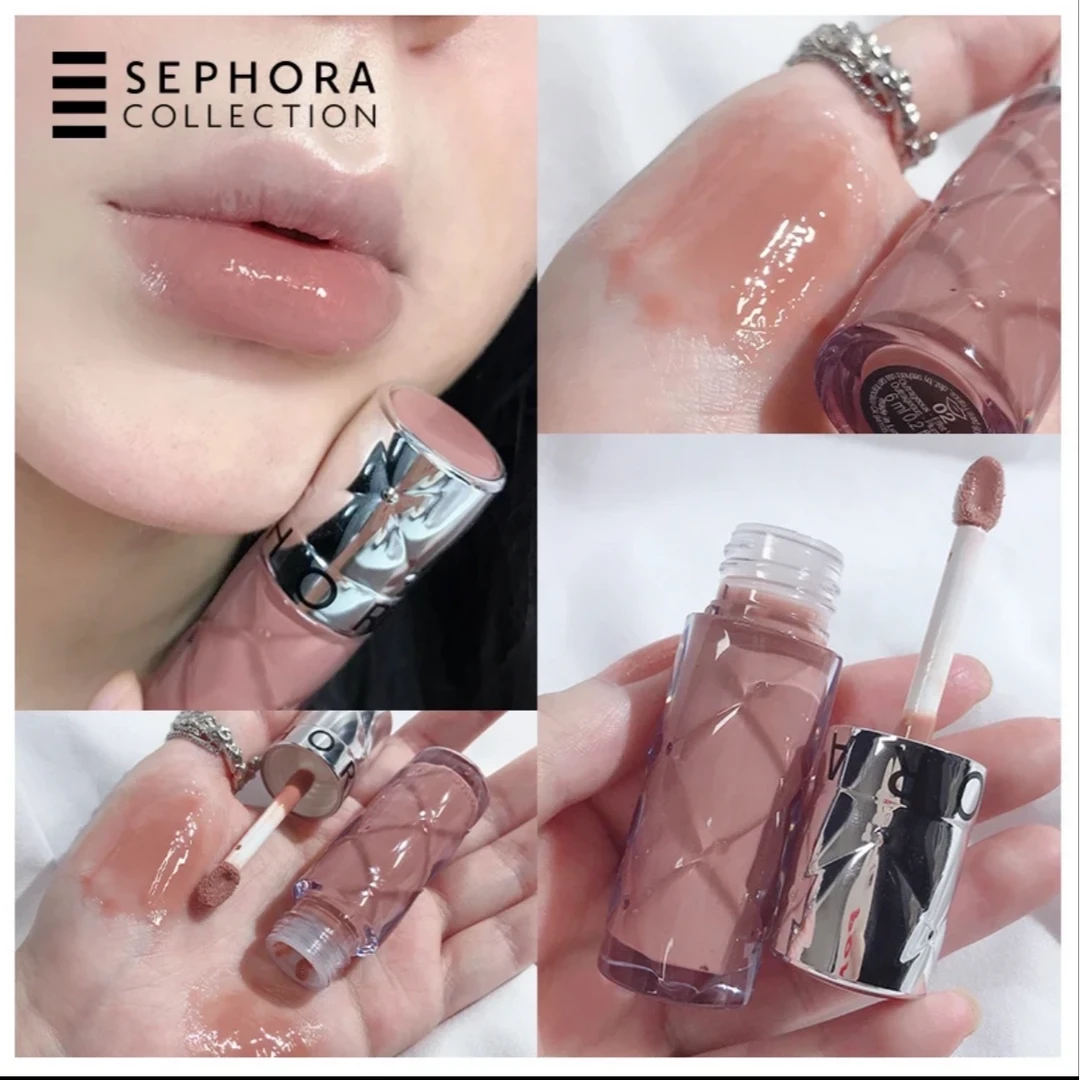 【专卖直发】Sephora/丝芙兰丰盈蜜润唇釉镜面水光滋润唇泥桃又野02