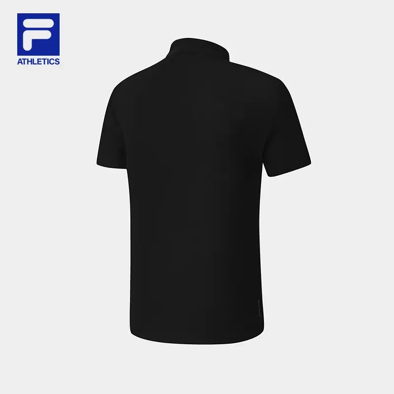 Fila/斐乐polo衫男士新款商务翻领半袖T凉感经编短袖 A11M531103F