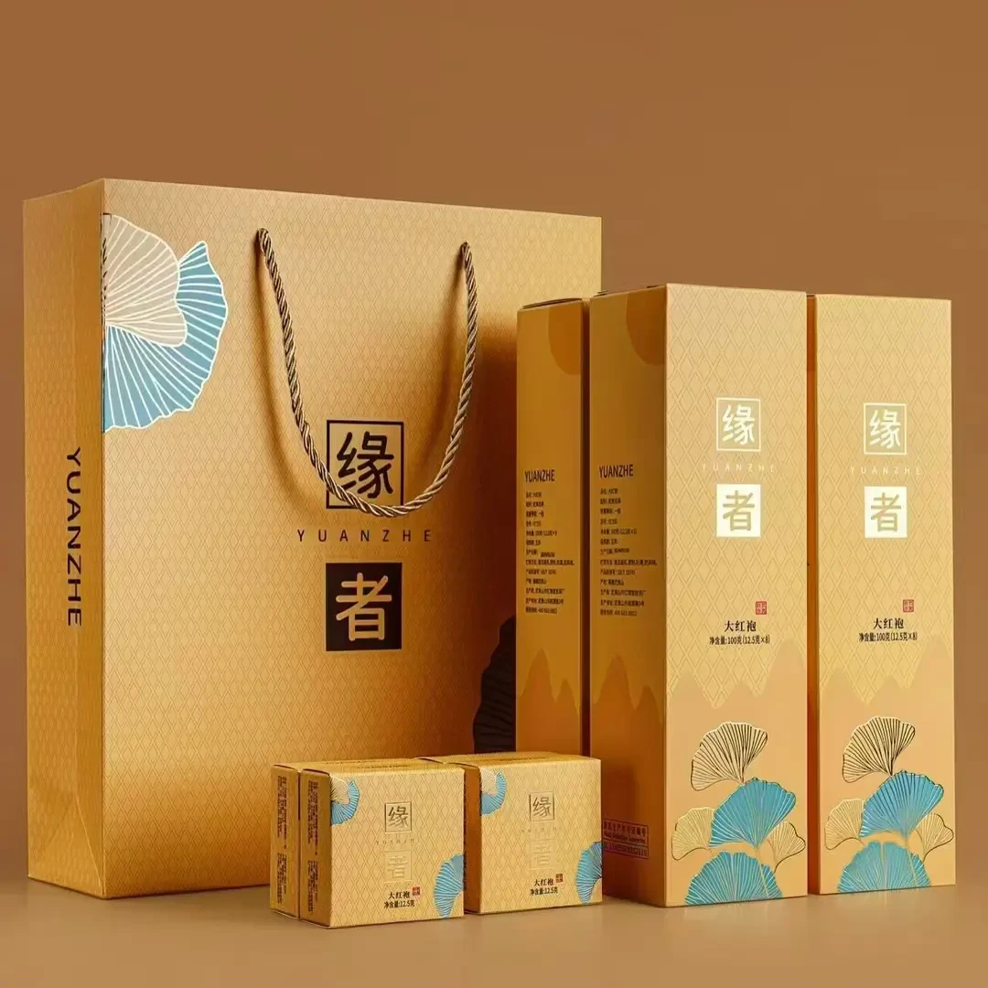 缘者大红袍YZ555 武夷岩茶传统手工炭焙 中火浓香100克小泡礼盒