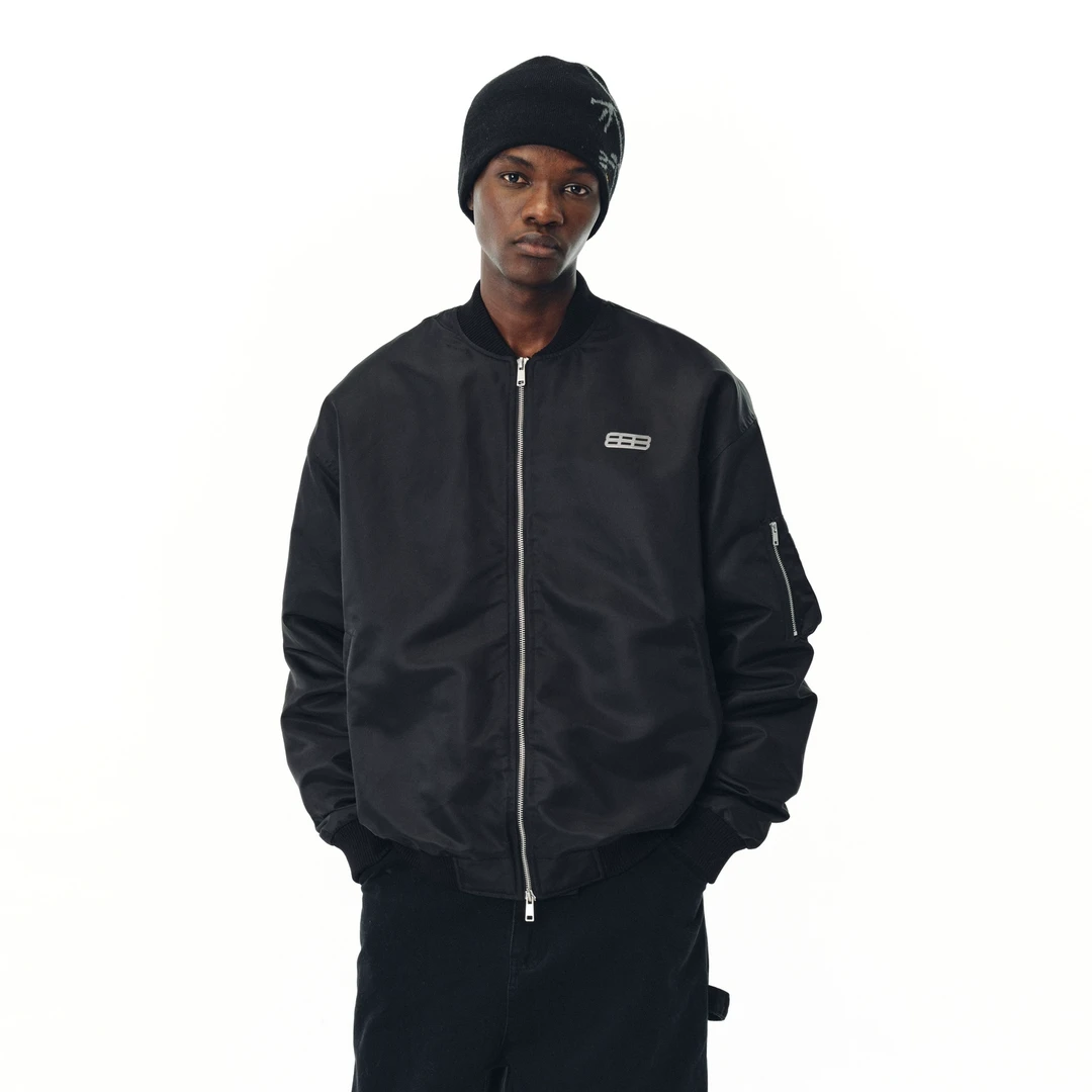 FPA运动防风幻影8飞行员夹克 国潮美式棒球领情侣装宽松潮流外套