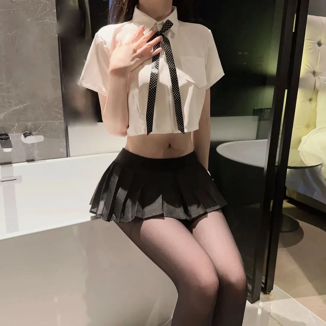 性感睡衣清纯校园可爱学生装韩系JK裙子制服套装女睡裙女士纯欲风