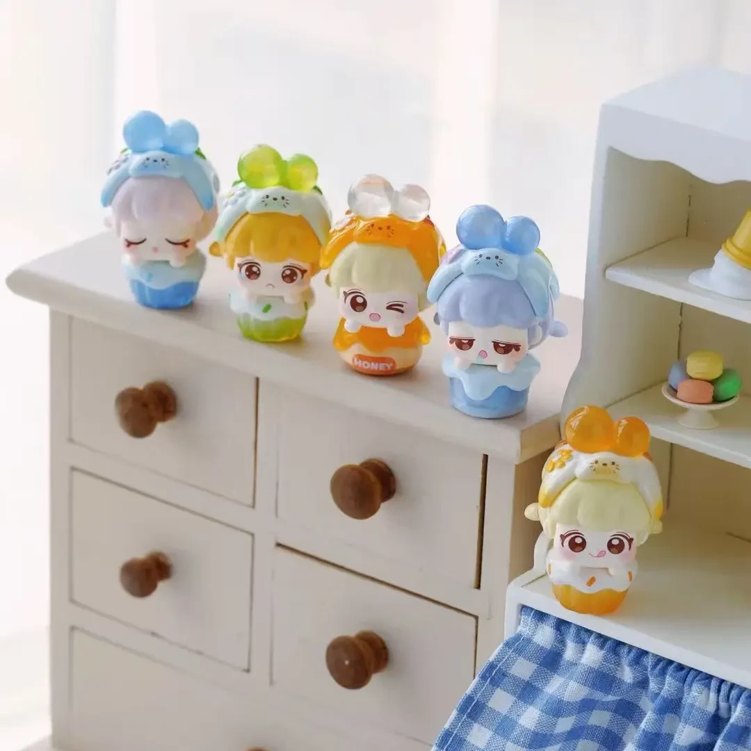 【代拆啦】奶宝喵鸣茶话会可爱潮玩萌粒盲盒手办摆件