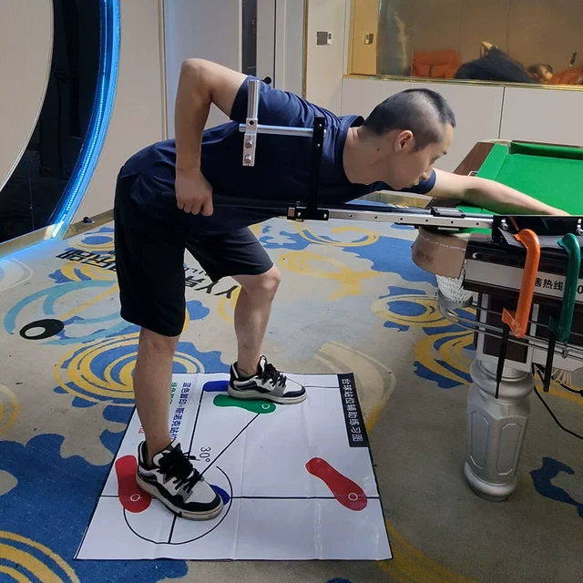 台球练球神器出杆训练后手直标准姿势发力五分点出杆不直准度提升