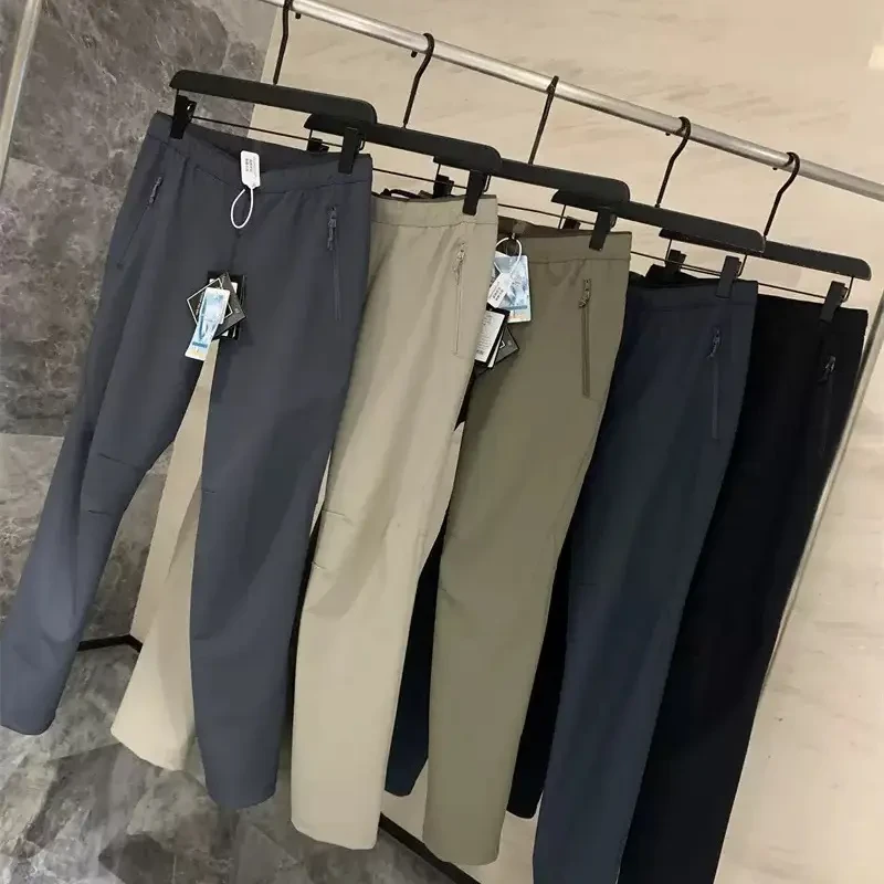 L厚款加绒男防风软壳裤