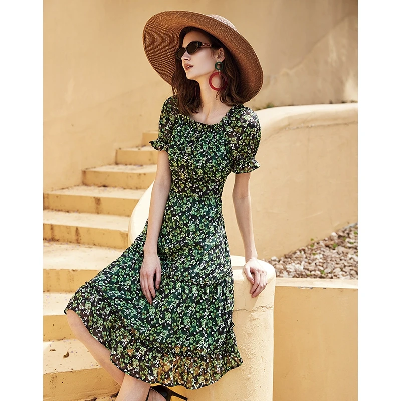 春夏新款洋气时尚连衣裙 赫5903P