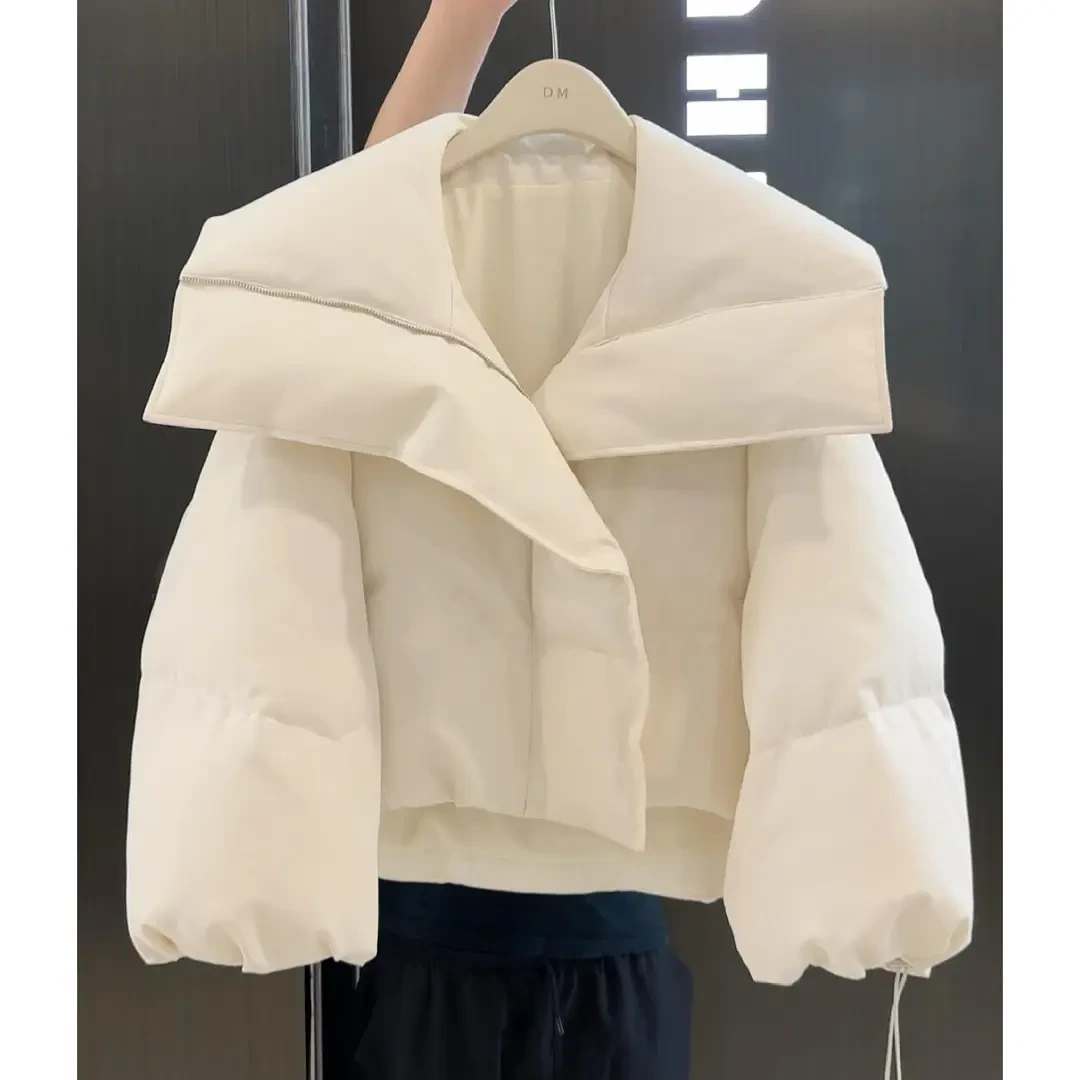 【清货】温柔搭女2024新款韩版设计感时尚中长款减龄短款保暖棉服