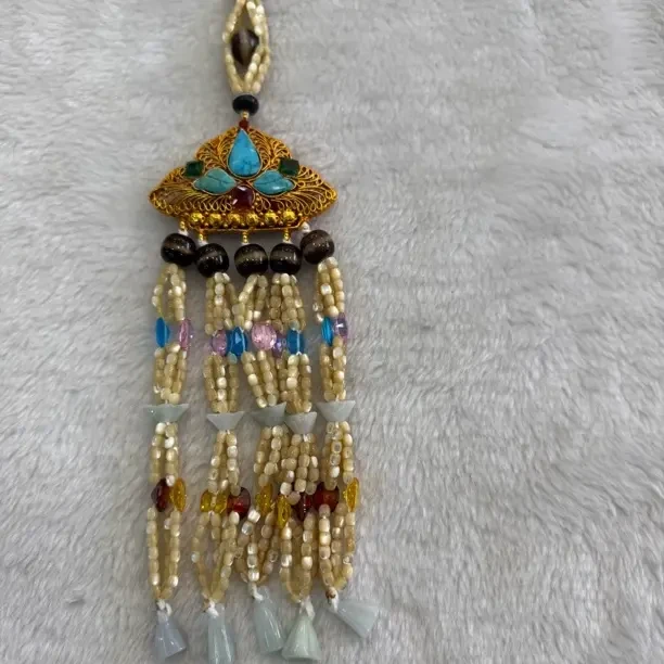 黄铜贝壳吊坠 黄铜贝壳吊坠 藏式饰品尼泊尔纯手工