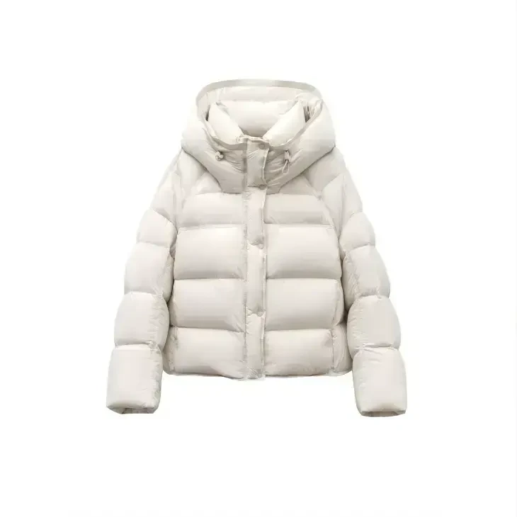 【现货】云朵泡芙短款加厚保连帽羽绒服