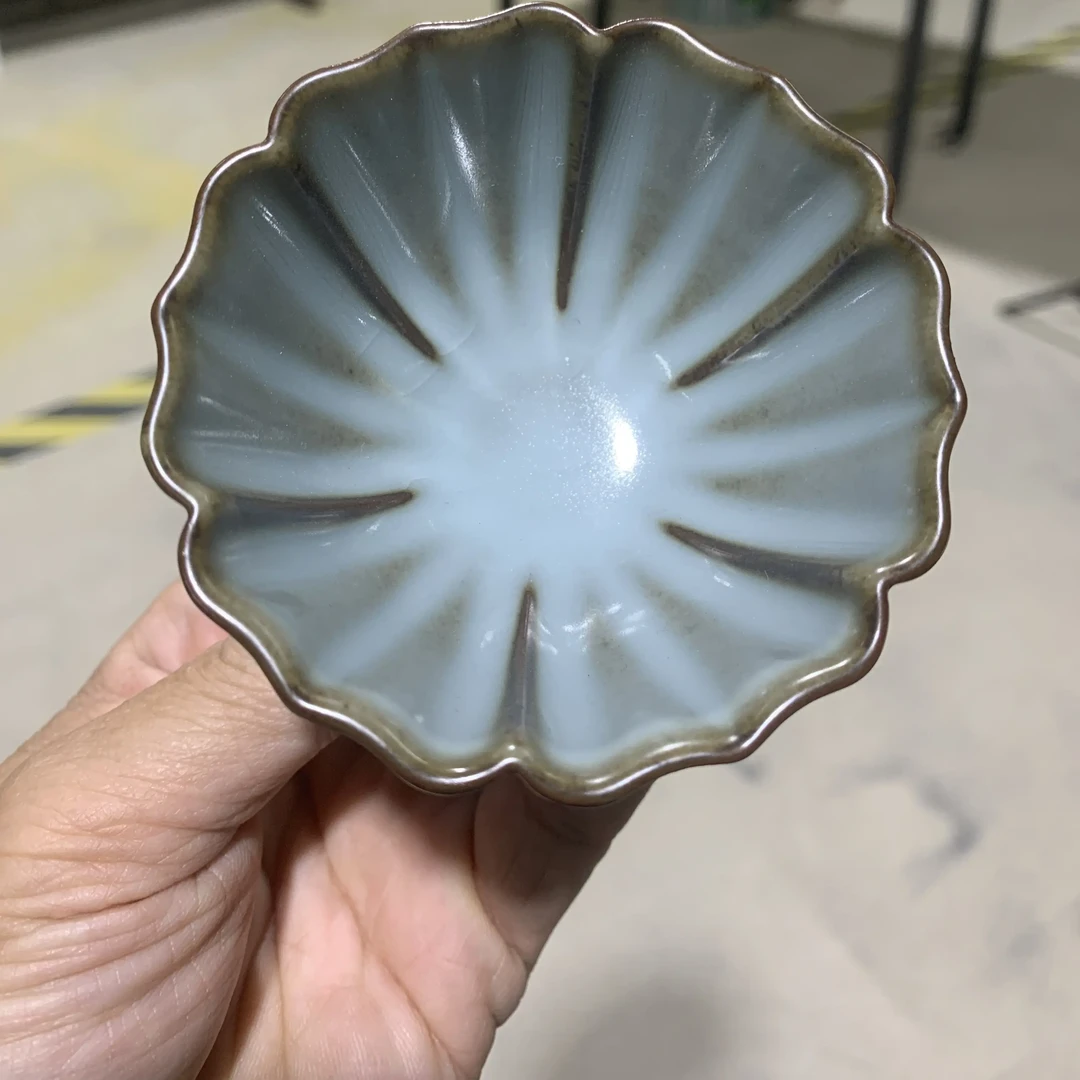 陶瓷窑变功夫品茗主人杯复古茶盏