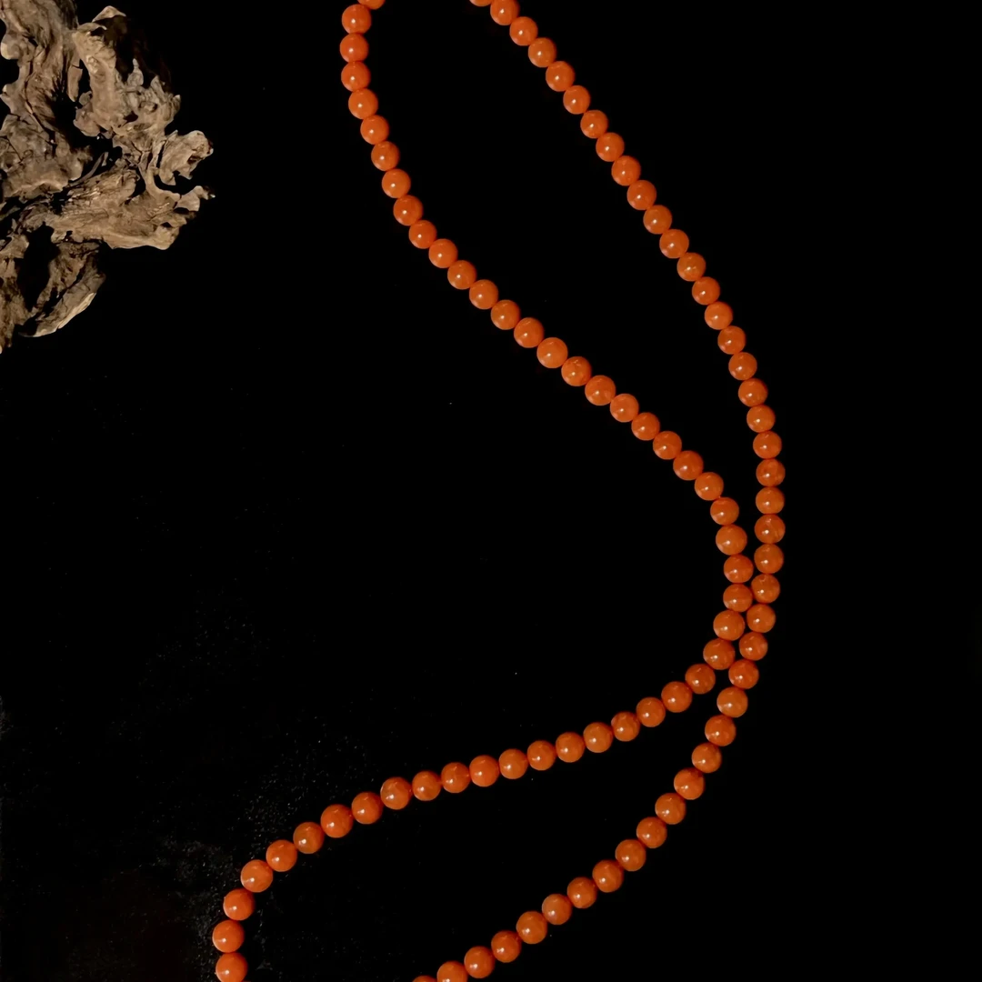 南红原矿珠串长链国风时尚有气质