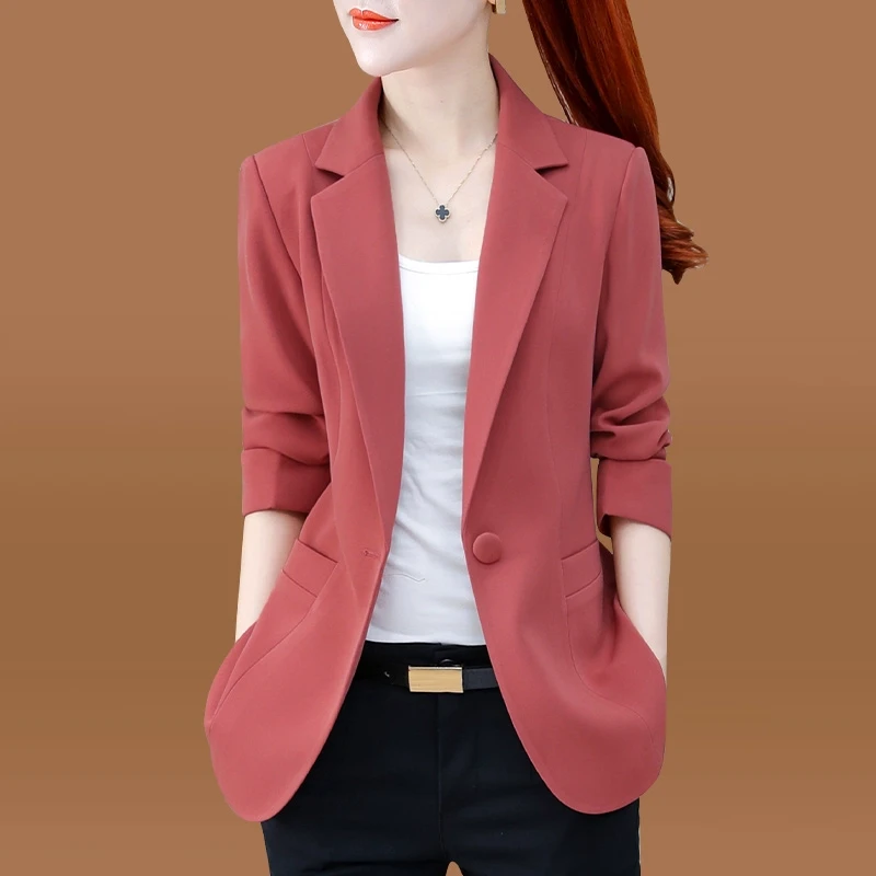 西装外套女春装2025新款气质高级感小个子休闲高档短款职业小西服