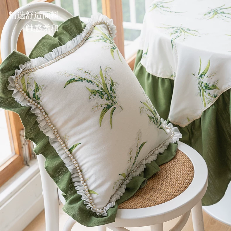 法式抱枕沙发客厅美式靠枕靠背靠垫不含芯抱枕套床头ins欧式轻奢