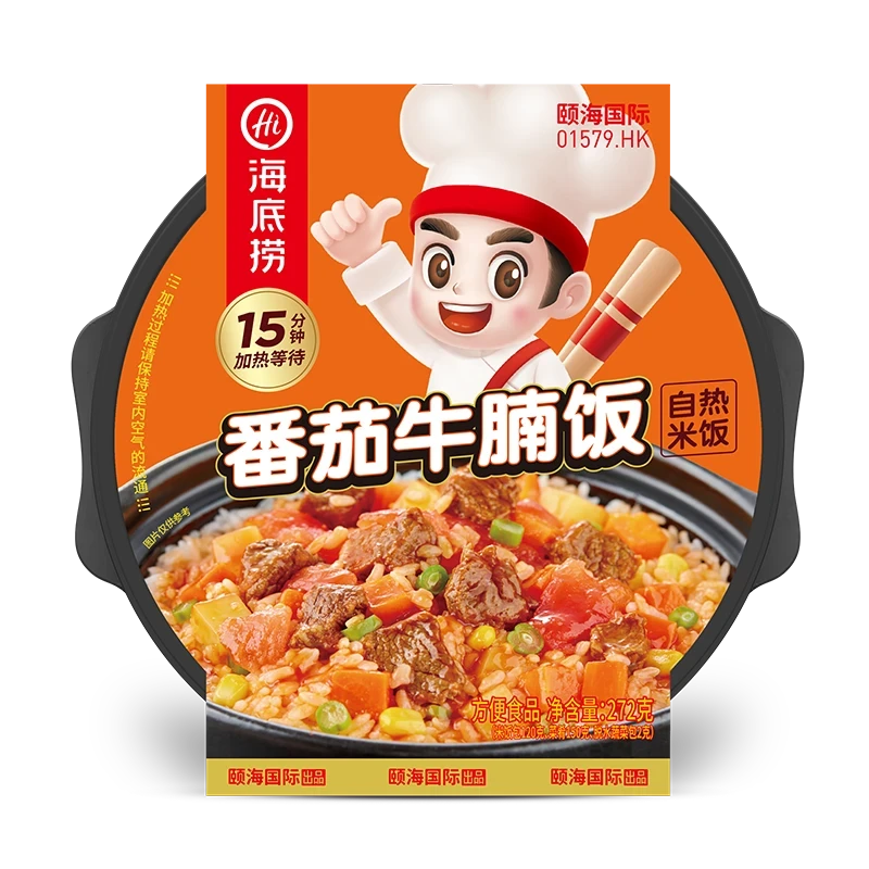 海底捞番茄牛腩方便米饭自热米饭272g