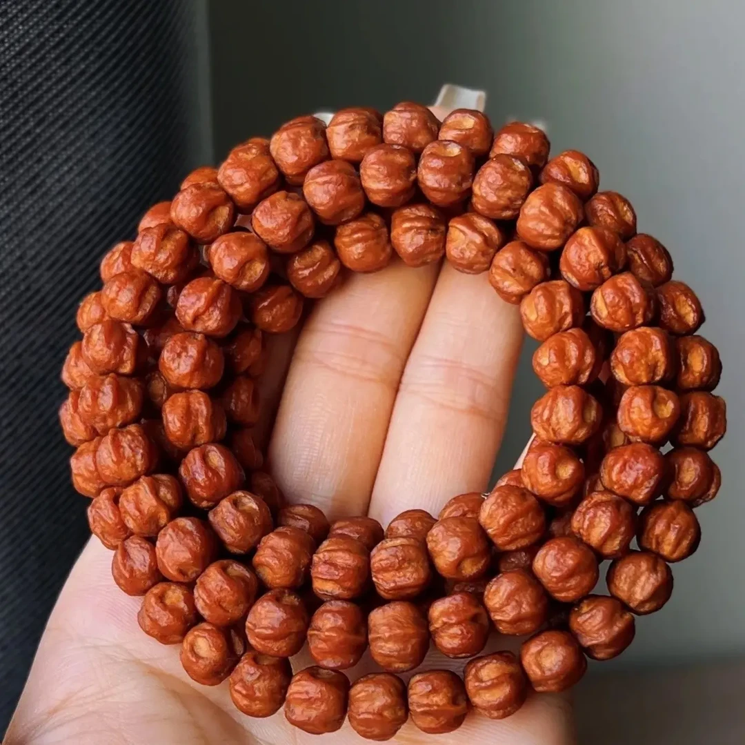 「乾龙」微切龙脊陨石坑粉油皮柏香籽玉化快大尺寸霸气盘玩手感舒适