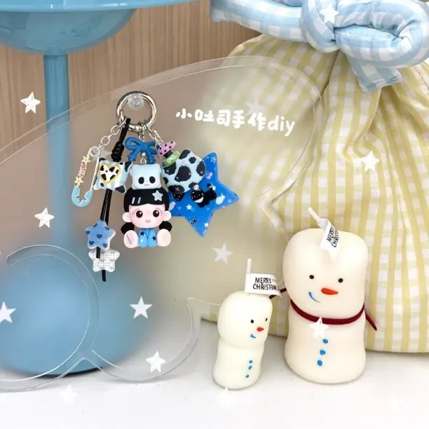 超萌倒倒和小猫的一天深夜护牙diy原创手机链钥匙扣包挂