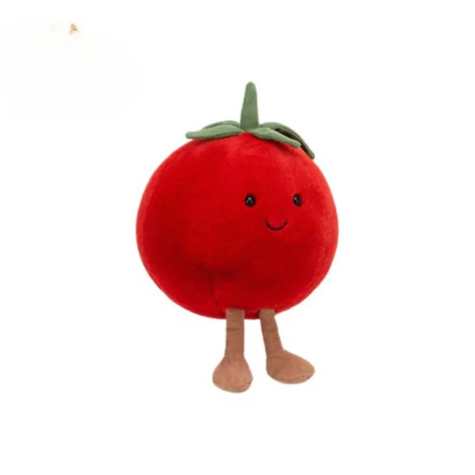 英国趣味番茄西红柿甜美柔软安抚娃娃毛绒玩具公仔陪伴