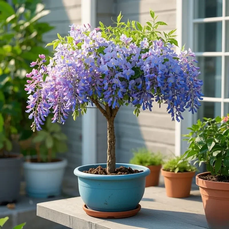 紫藤花盆栽树苗花卉植物室内花四季开花树苗阳台庭院好养易活绿植