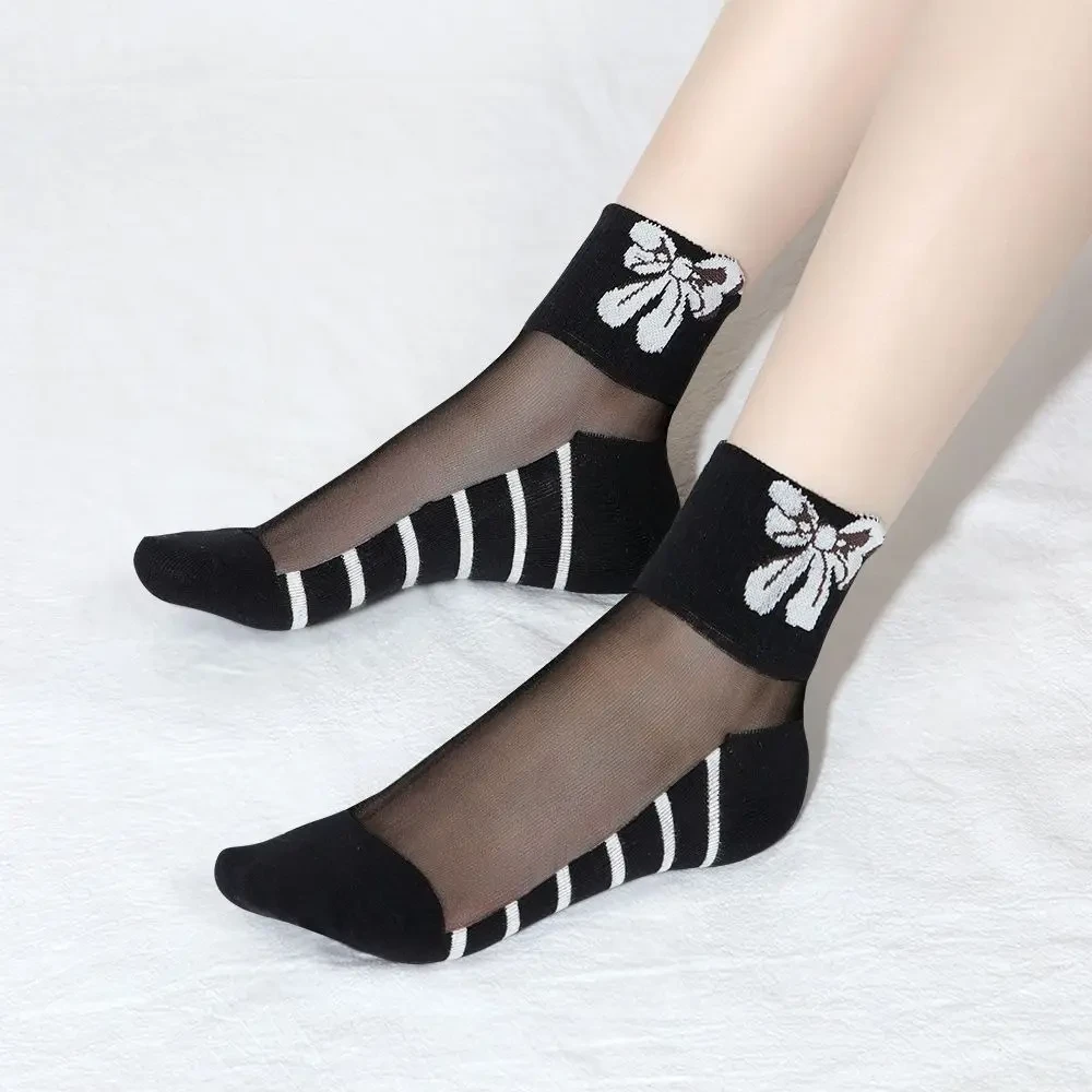 美拉德水晶丝袜子中筒百搭透气防滑吸汗耐磨防勾丝欧若风FDX