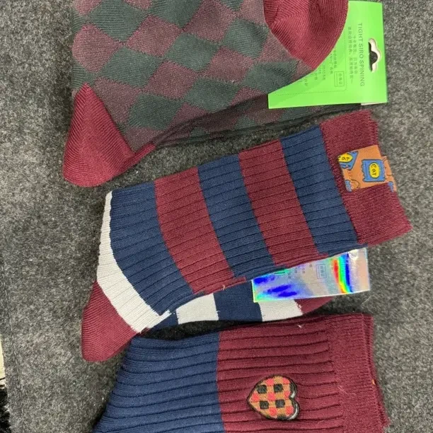 中高筒美拉德纯棉撞色韩系复古ins潮袜