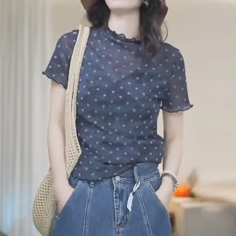 薄款防晒罩衫大码短袖t恤女胖mm显瘦款洋气遮肉微胖显瘦上衣打底