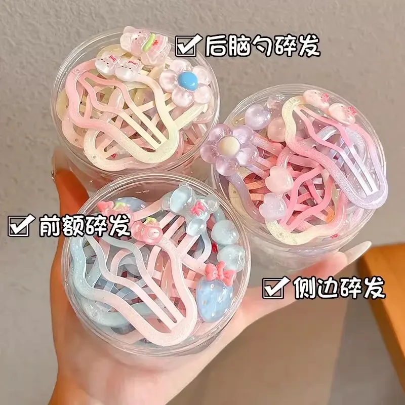 侧边碎发刘海bb夹发卡儿童云朵发夹女童后脑勺头发夹子头饰小女孩