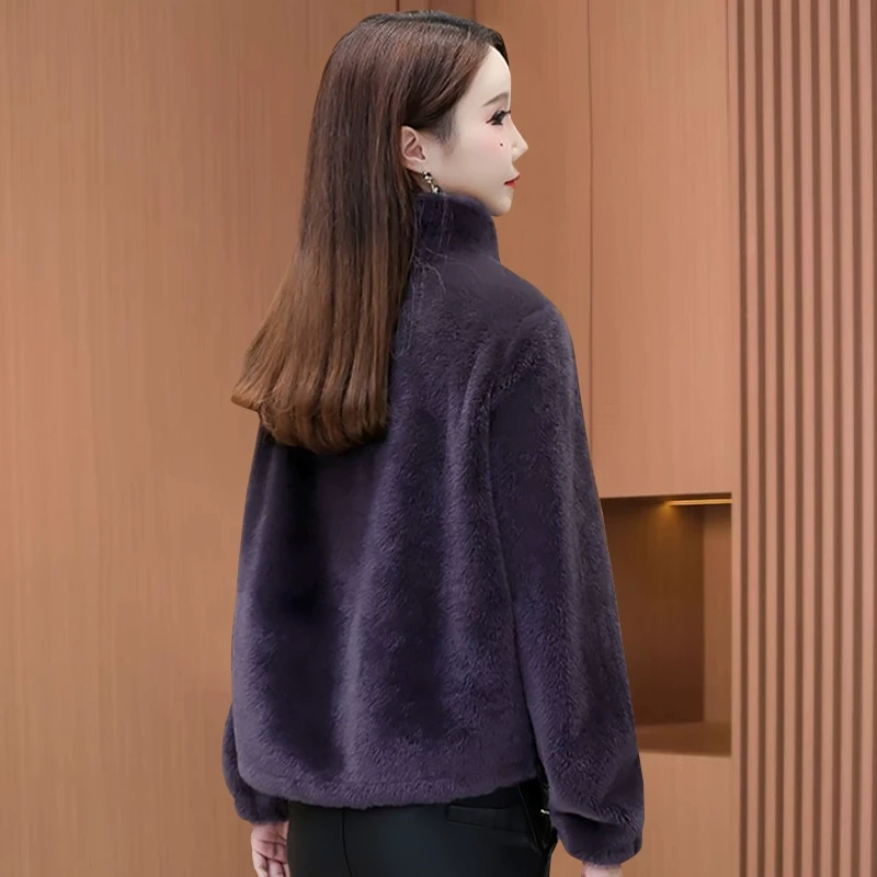 品牌小香风时尚毛呢外套女款2025秋冬新款加绒爆款贵夫人减龄上衣