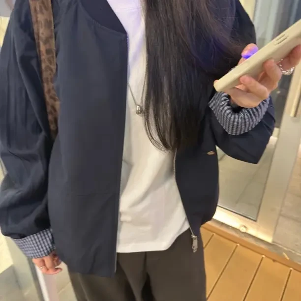 小花【寻野】韩版休闲棒球服外套