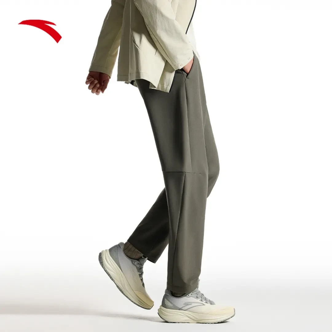 安踏宽松速干休闲裤25春季防泼水运动卫裤百搭直筒美式运动长裤