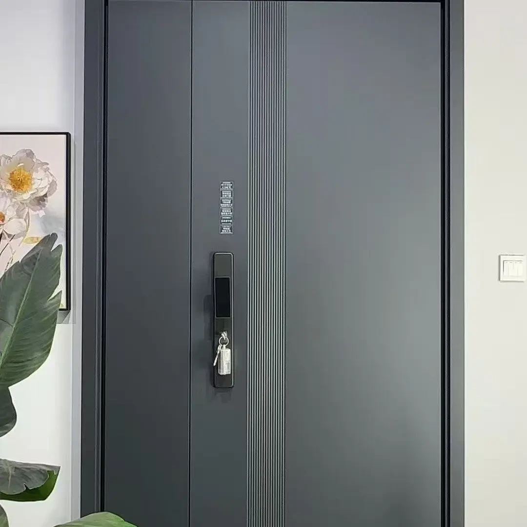 甲级锌合金家用入户门防盗门安全门一门双配可选加高门楣