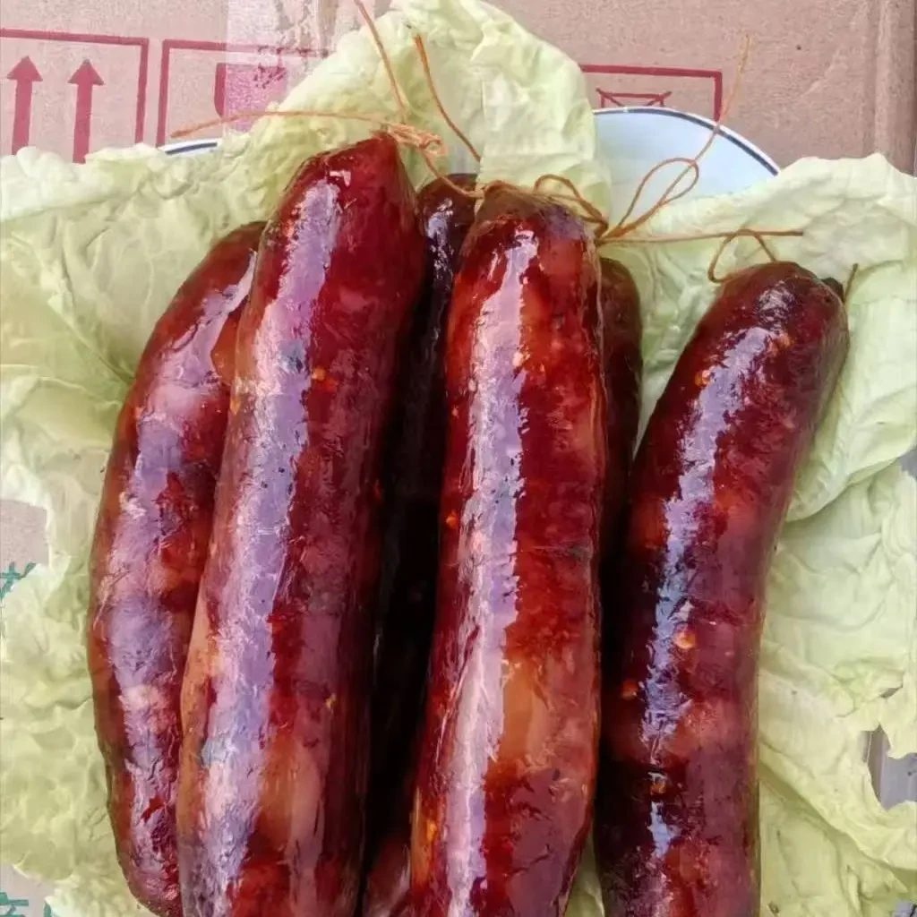 云南柴火烟熏土猪腊香肠