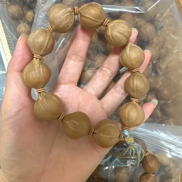 橄榄核铁核原皮素核短圆手持把玩手串