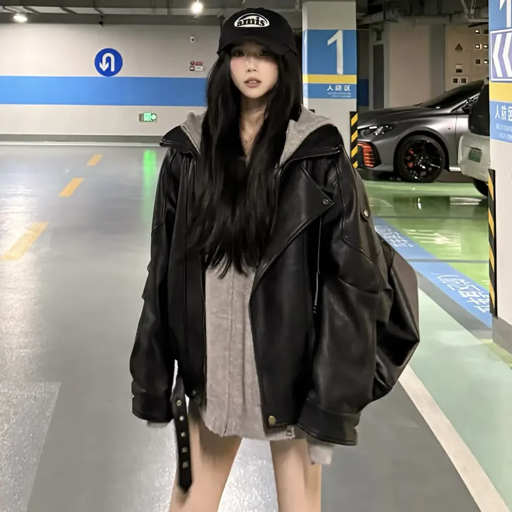海宁高级感皮衣机车外套女皮夹克2025秋季新款上衣