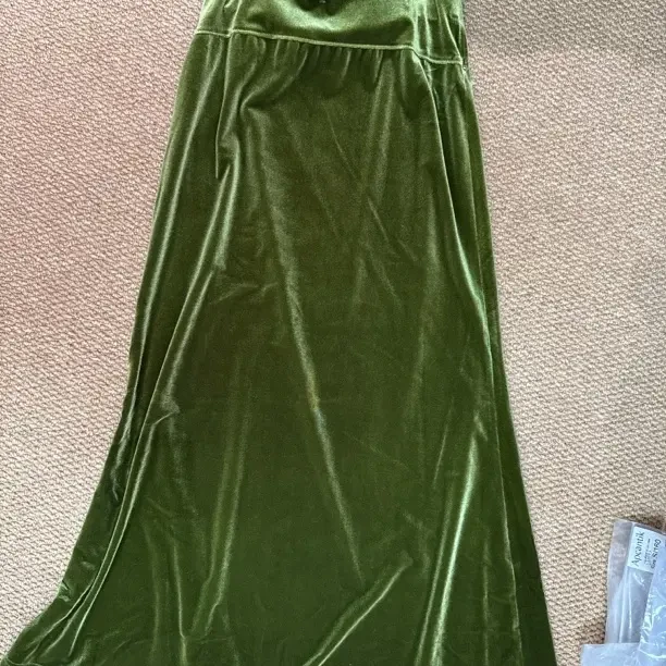 07238新款高腰百搭显瘦丝绒半身短裙