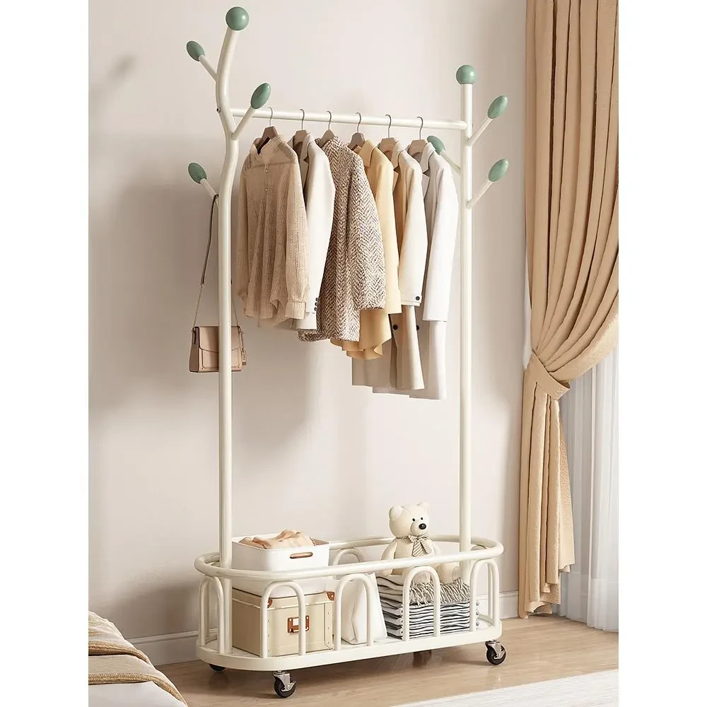 衣架落地卧室挂衣架可移动家用轻奢晾衣架室内衣服架子简易衣帽架