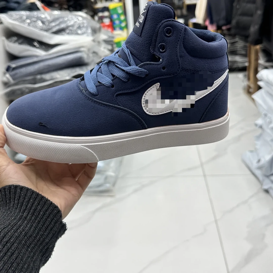 男鞋秋冬季鞋休闲皮面防水跑步鞋防滑减震断码清仓