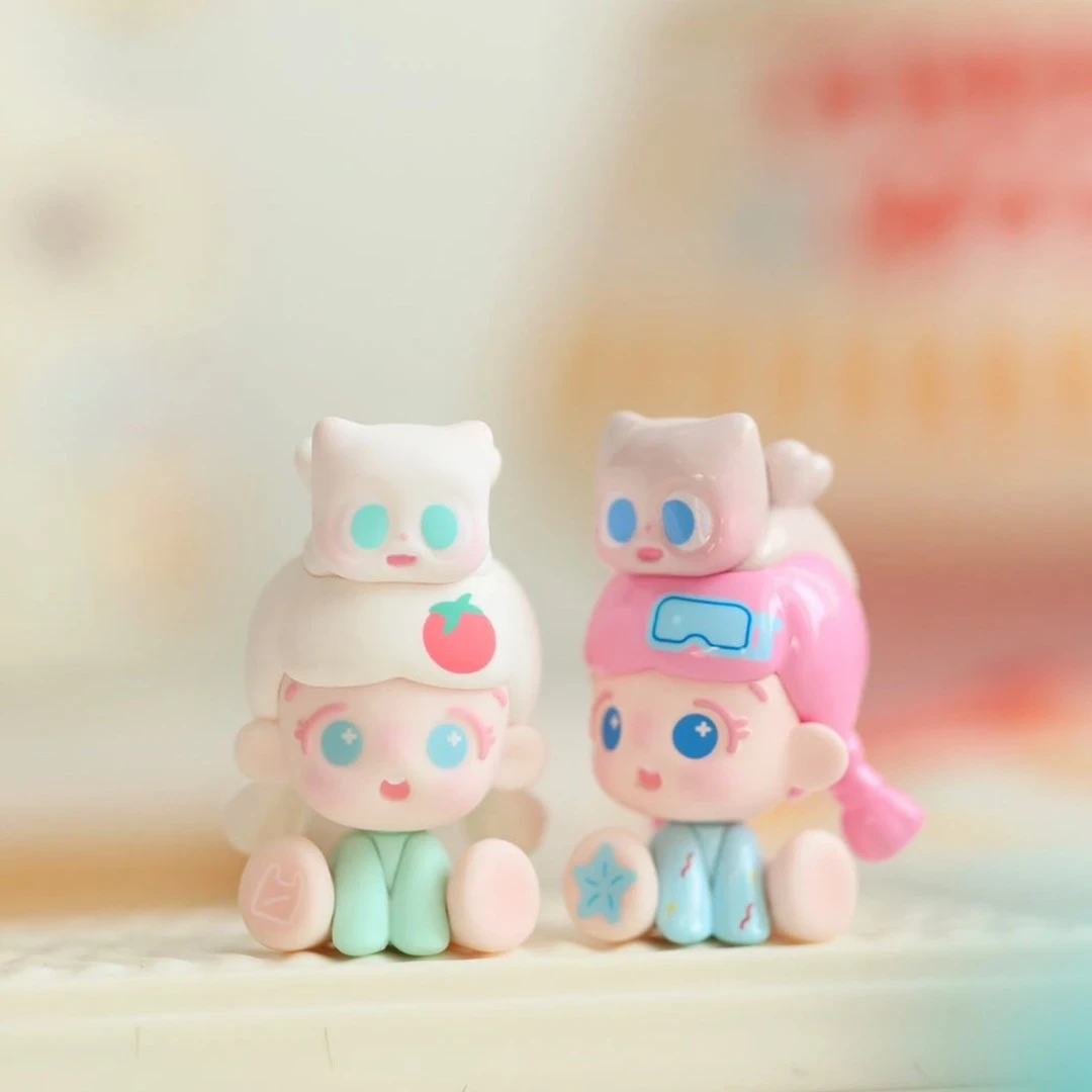【拆盒】倒倒和小猫的一天萌粒盲袋