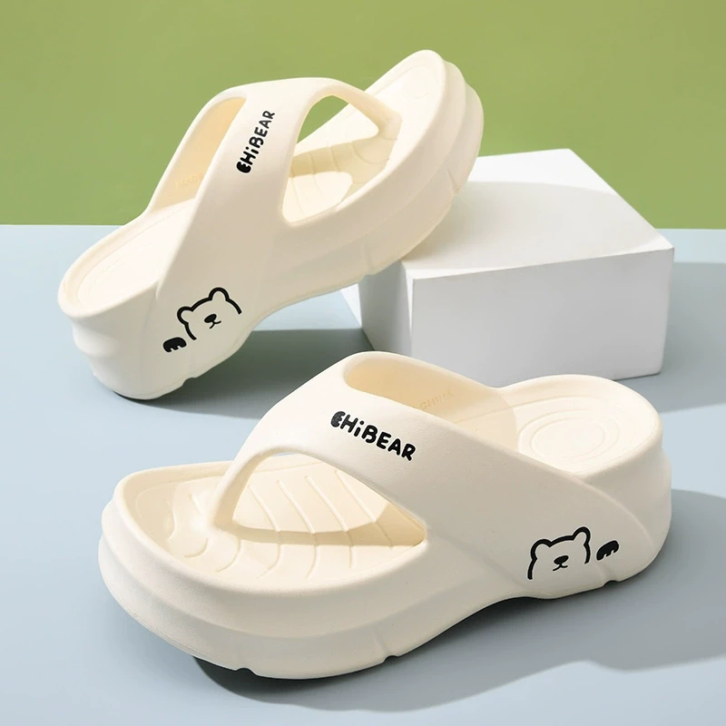 人字拖女夏季外穿厚底增高防滑2025新款时尚夹脚拖鞋网红沙滩凉拖