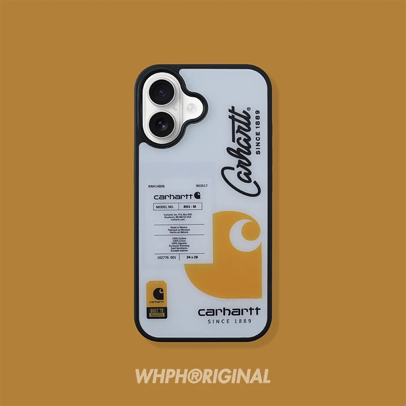 时尚潮牌苹果16pro磨砂手机壳适用于iPhone15promax新款14硬壳13