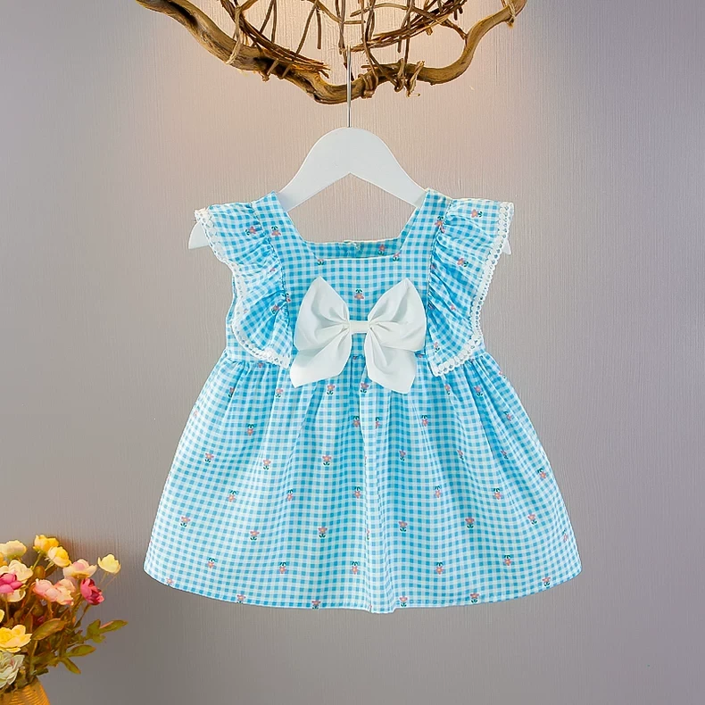 女童夏季连衣裙洋气女宝宝公主背心裙新款婴儿夏装裙子小女孩衣服