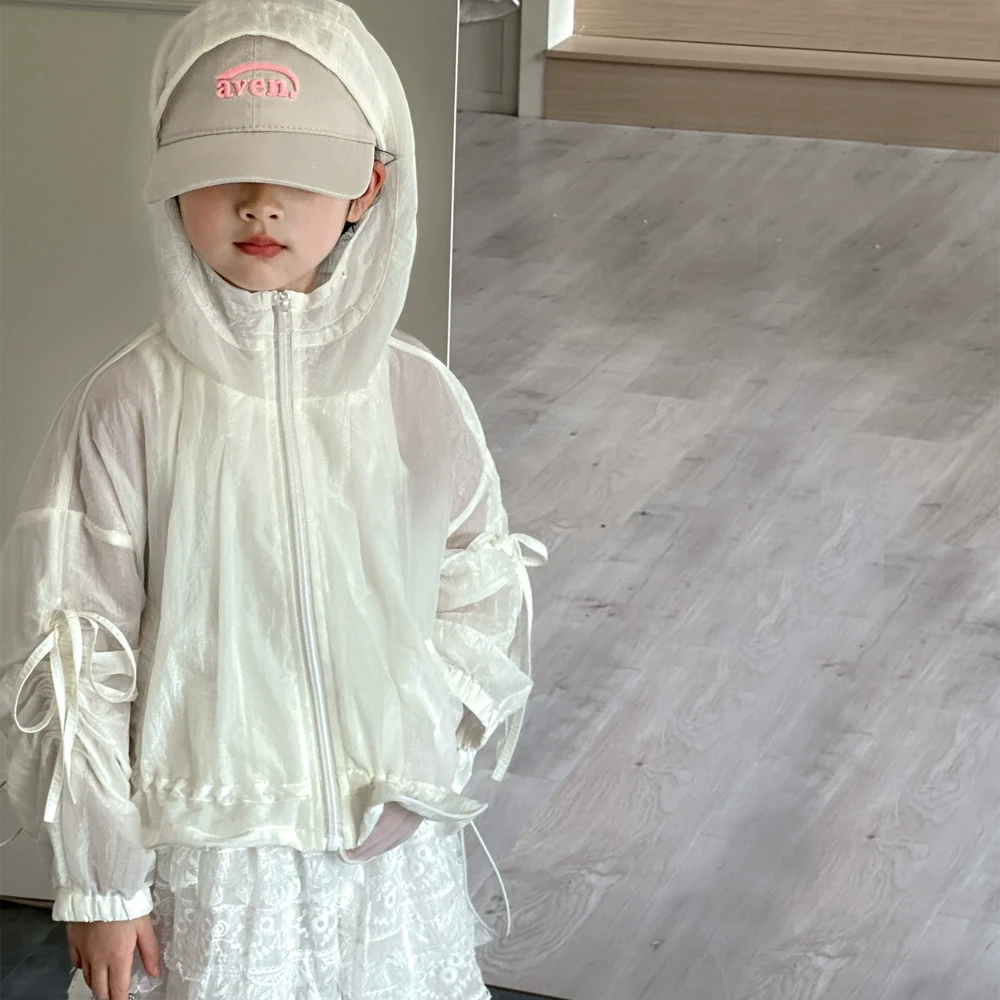 女童防晒衣夏季外套2025新款韩版薄款儿童皮肤衣轻薄透气上衣-YGG