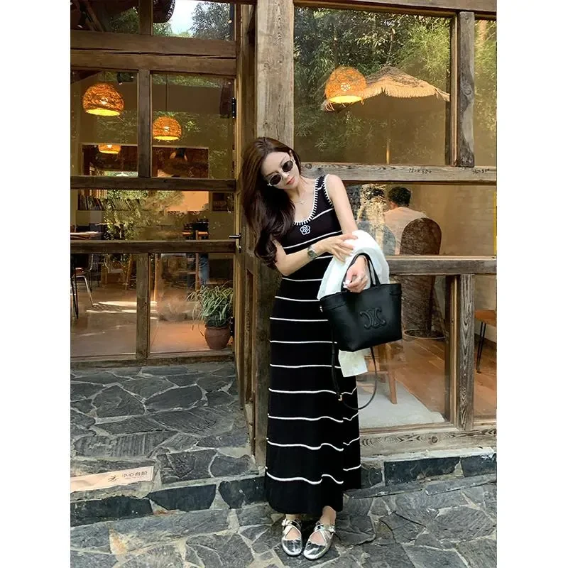 SHANG-JJ【假日小香】25ss新款夏日度假风针织气质连衣裙q134363p