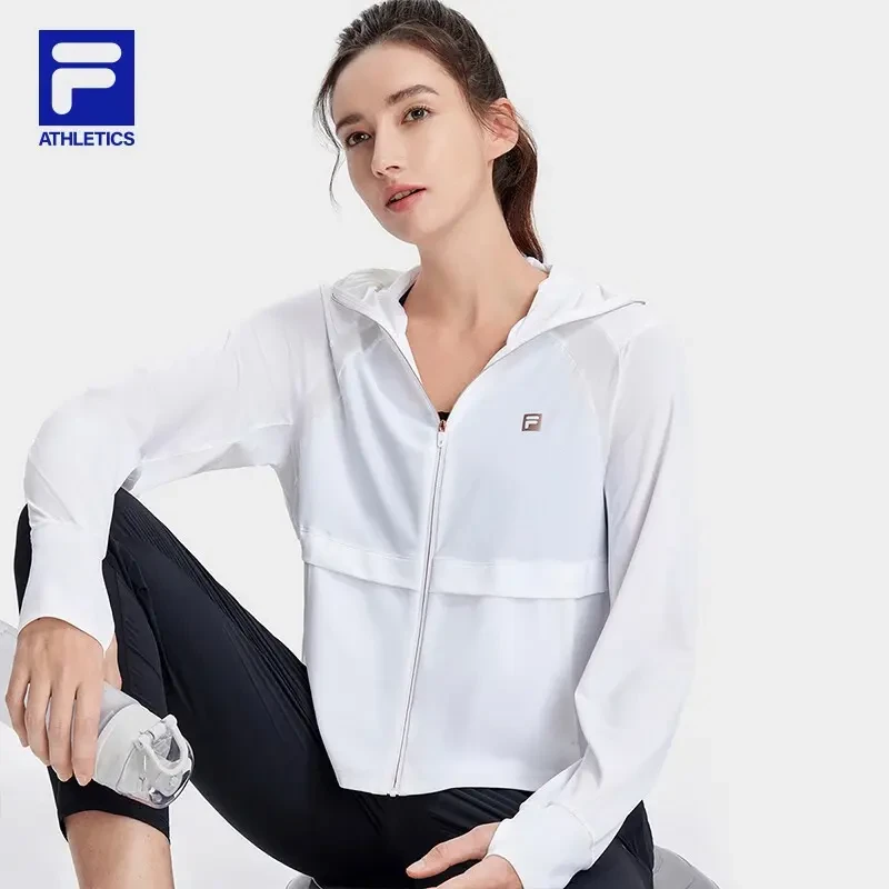 Fila/斐乐【防晒冰丝皮肤衣】女夏季防紫外线透气外套A51W421505A