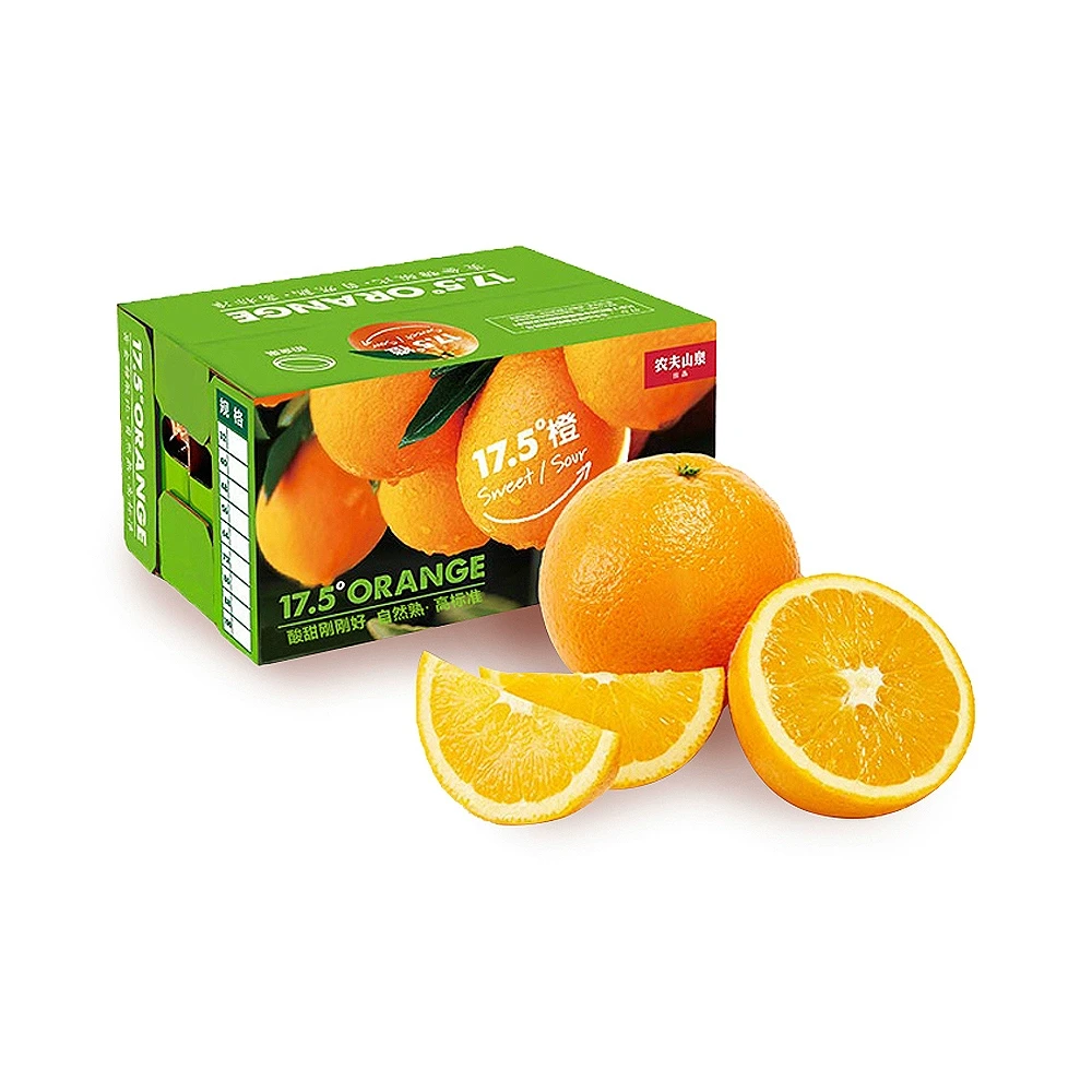 农夫山泉17.5°橙钻石果3kg 原箱