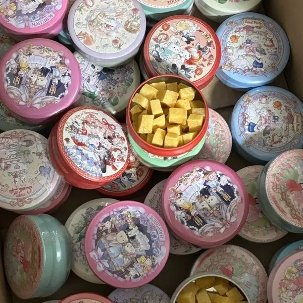 6罐正版梨膏糖古早百草梨膏糖甜美罐装手工润糖可爱铁罐装送男友