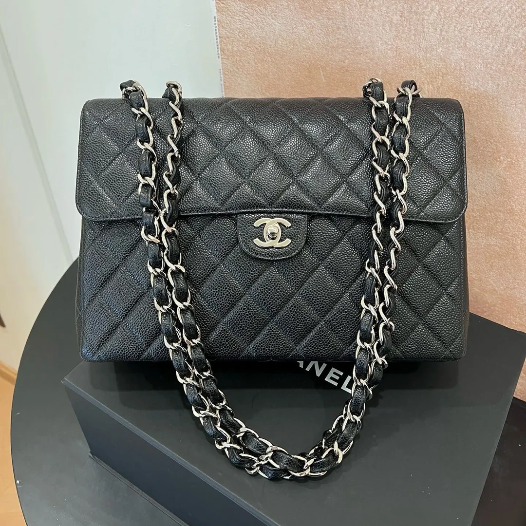 95新 Chanel/香奈儿 贝嫂小扣荔枝皮贝嫂